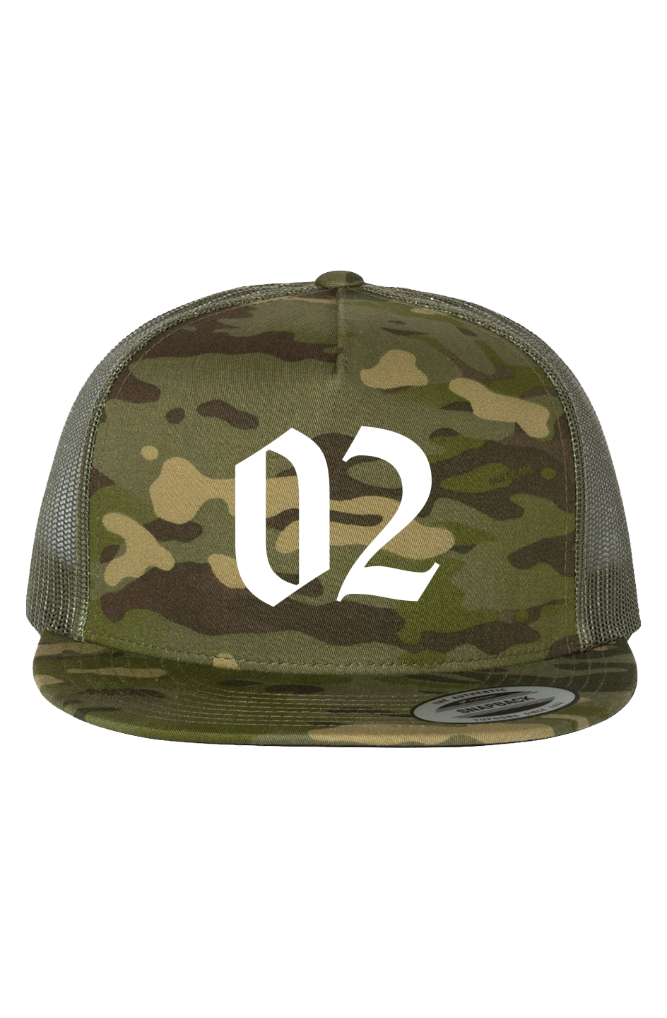 02 Camo Green Trucker Cap